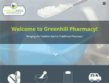 Tablet Screenshot of greenhillrx.com